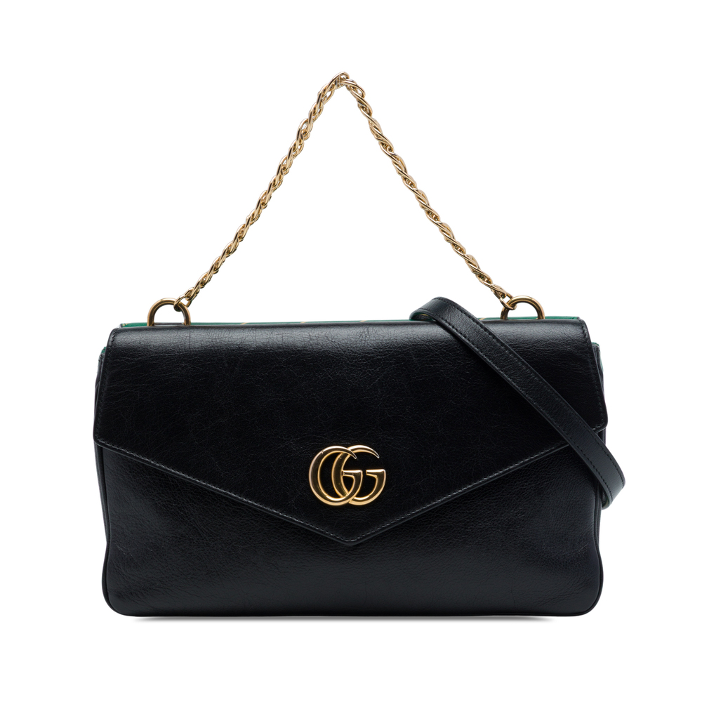 Pre-Loved Gucci Medium Calfskin Double Thiara Satchel